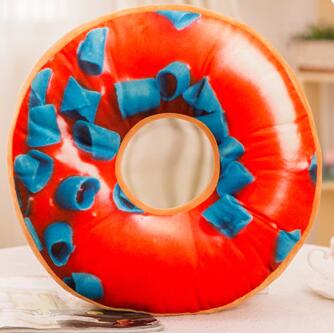 3D Donut Plush Cushion