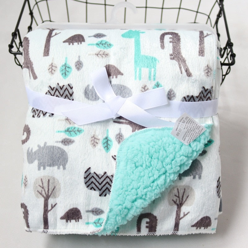 Thick Fleece Baby Blankets