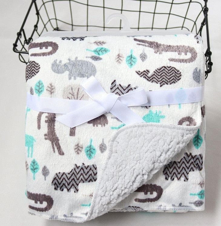 Thick Fleece Baby Blankets