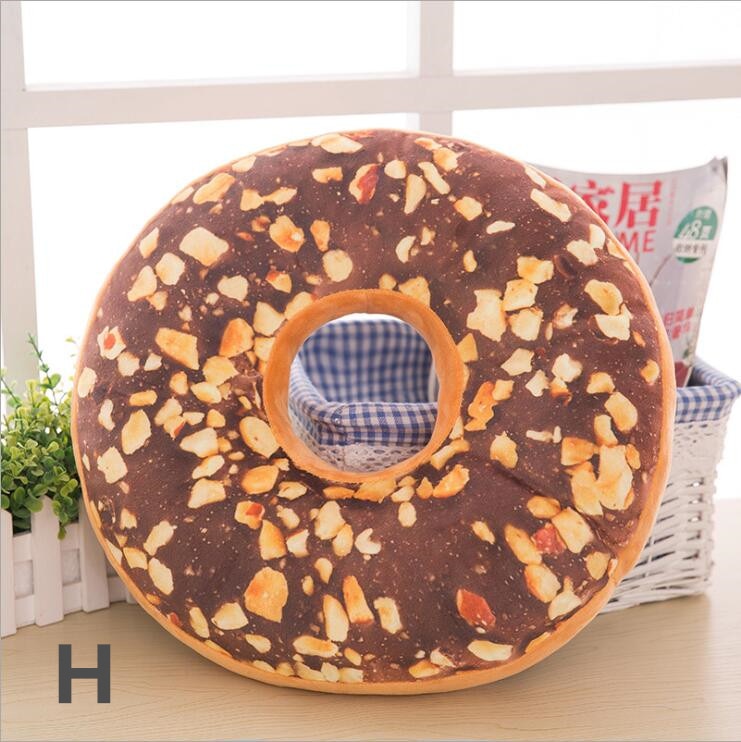 3D Donut Plush Cushion