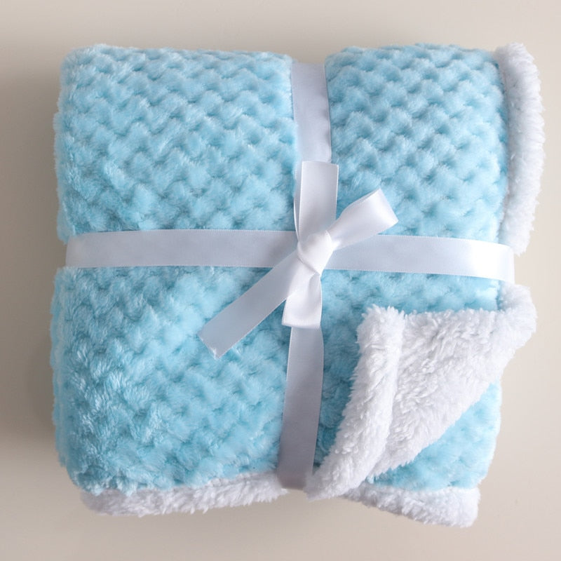 Thick Fleece Baby Blankets