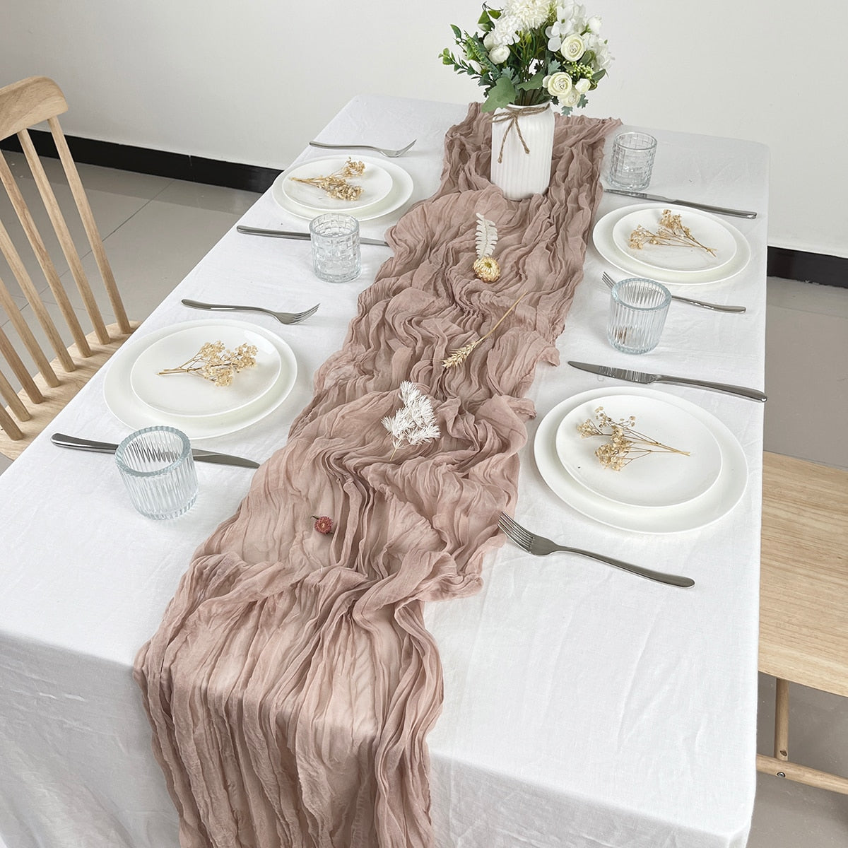 Semi-Sheer Table Runner