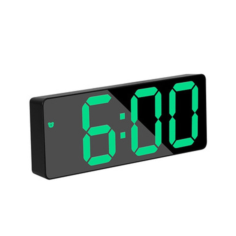 LED Mirror Digital Alarm Clock