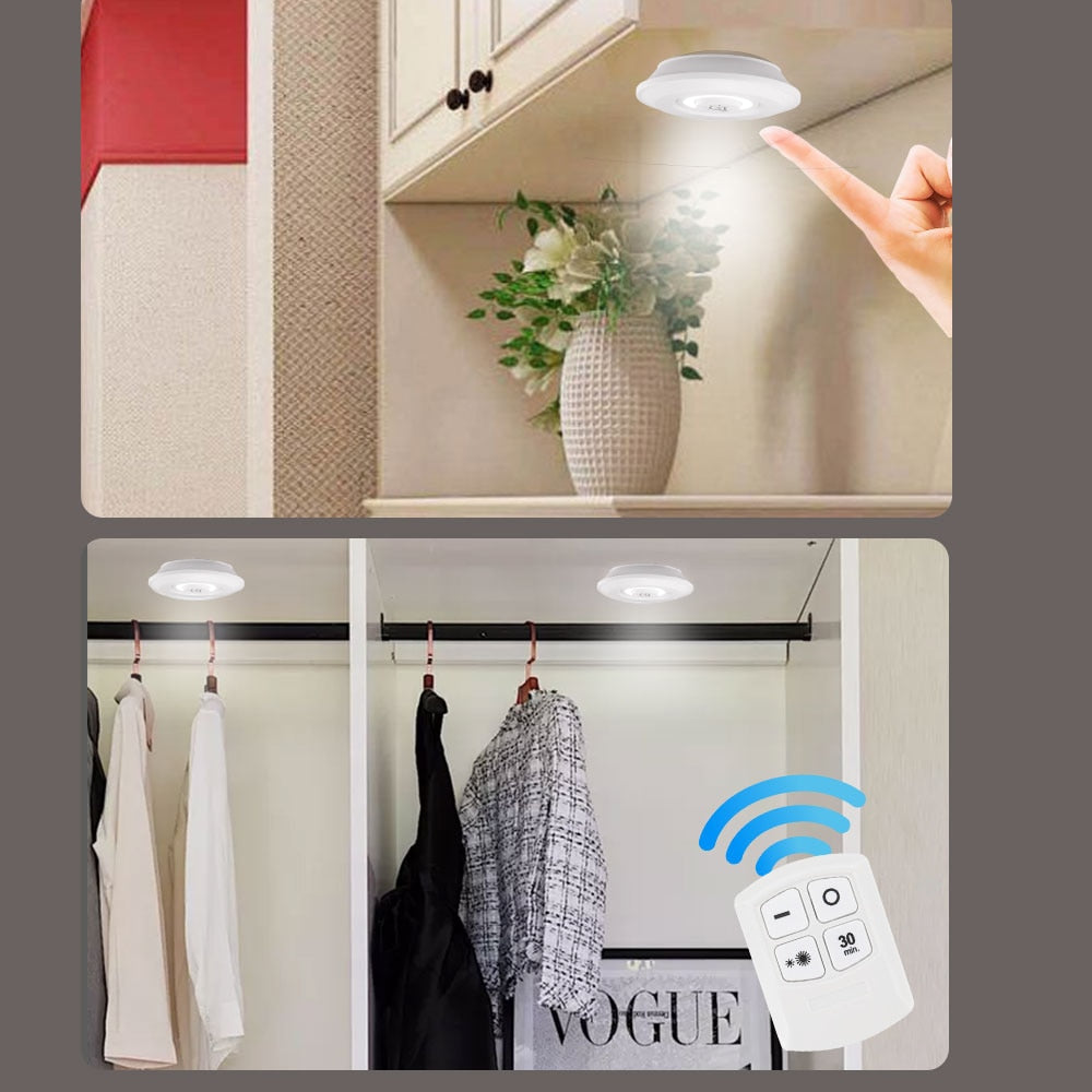 Wireless Remote Control LED Light