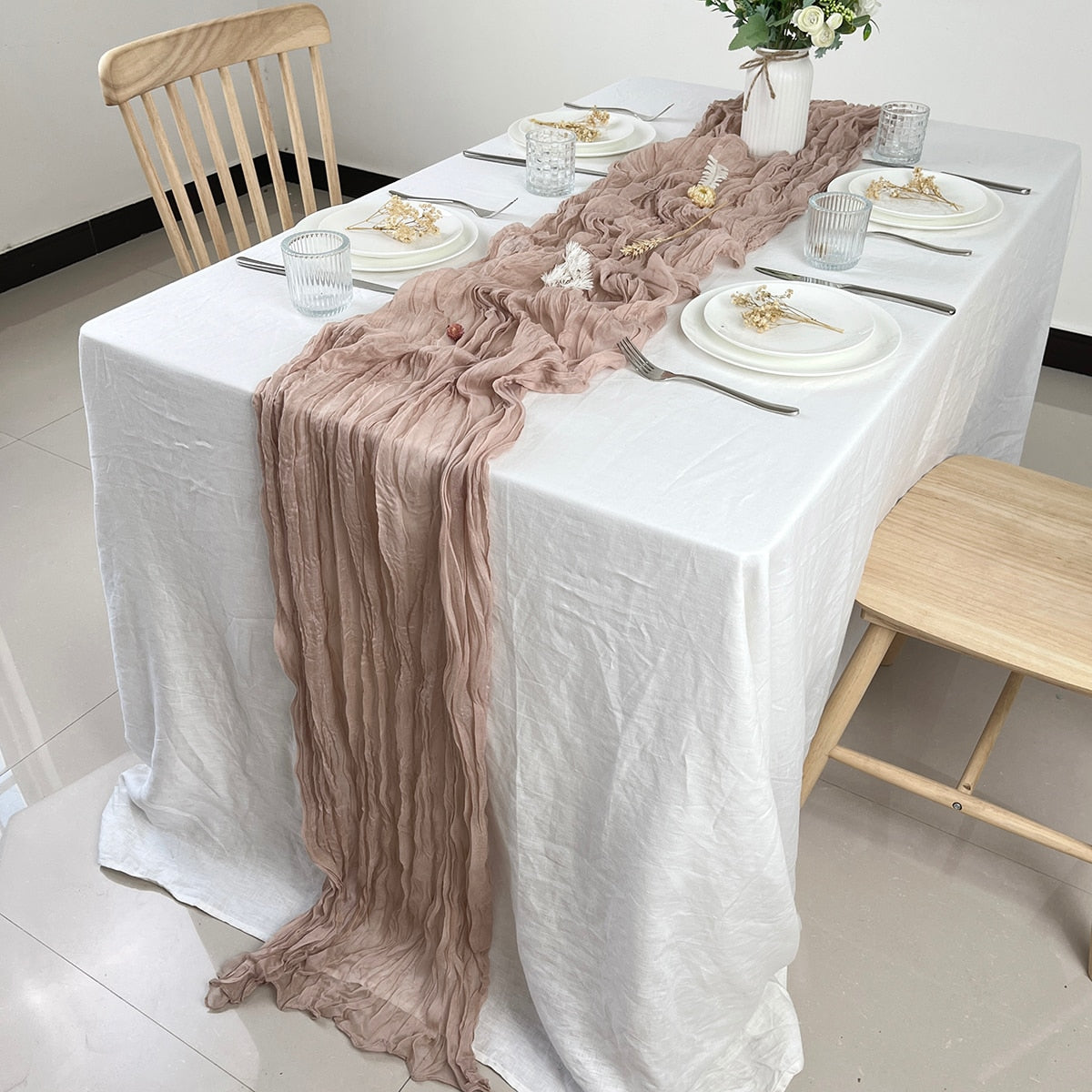 Semi-Sheer Table Runner