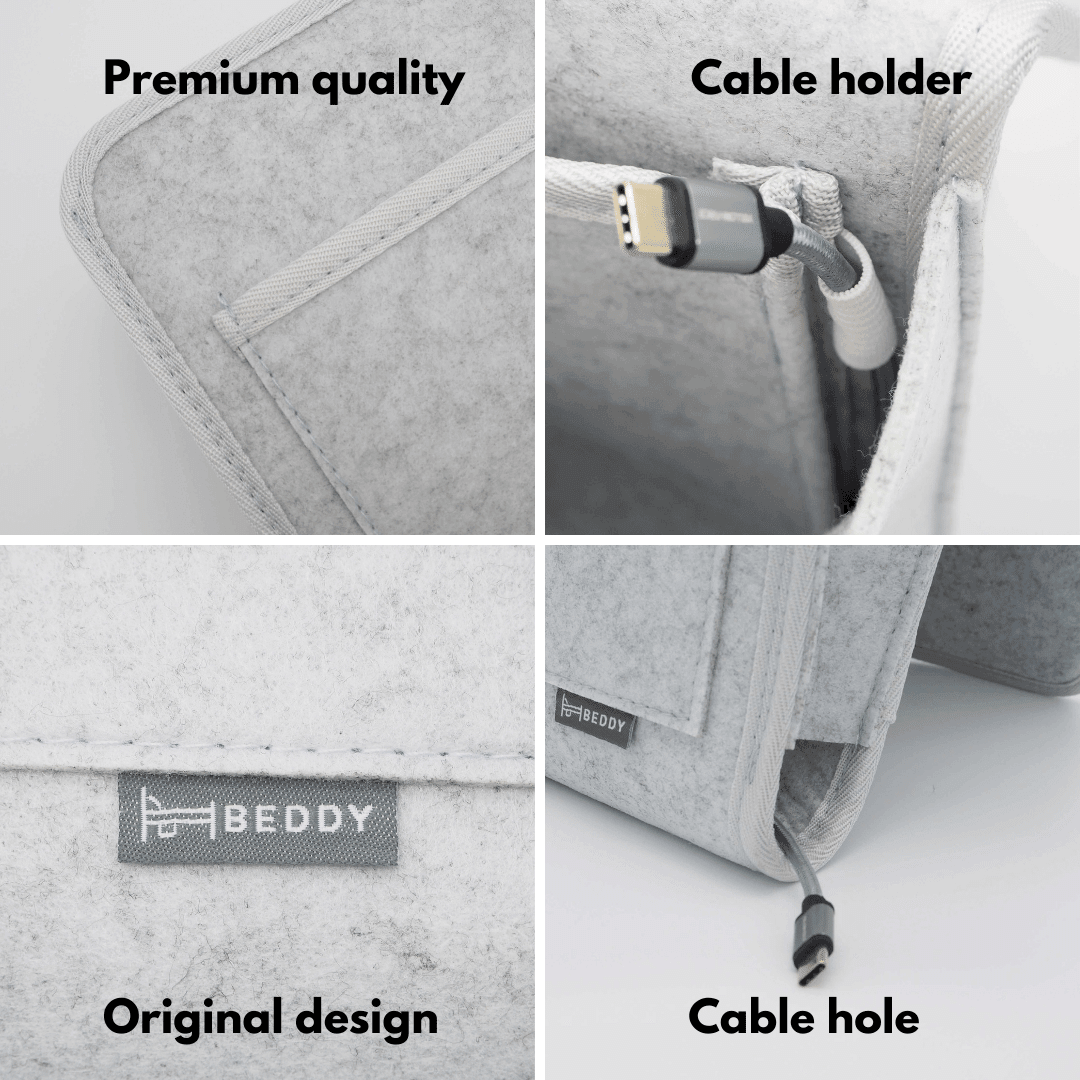 Beddy Bedside Organiser - MYLE - Make Your Life Easier