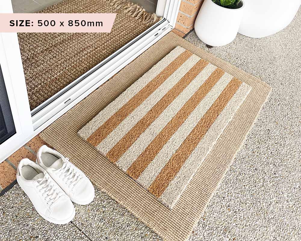 Stripes Sand Doormat