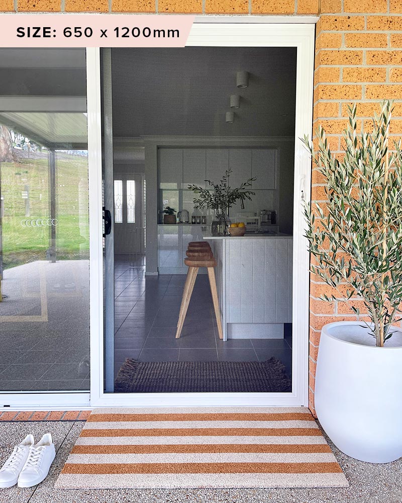 Stripes Sand Doormat