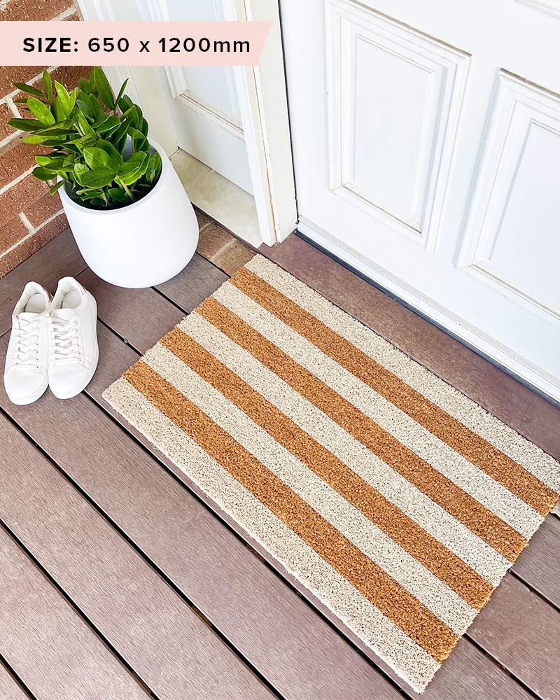 Stripes Sand Doormat