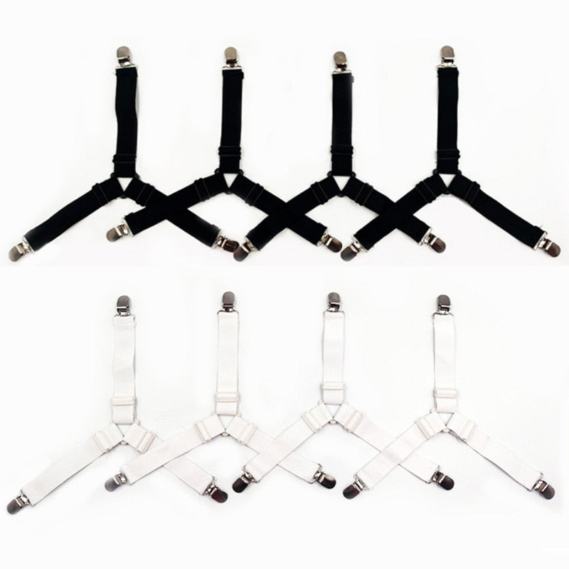 Adjustable Bed Suspenders (4 Piece)