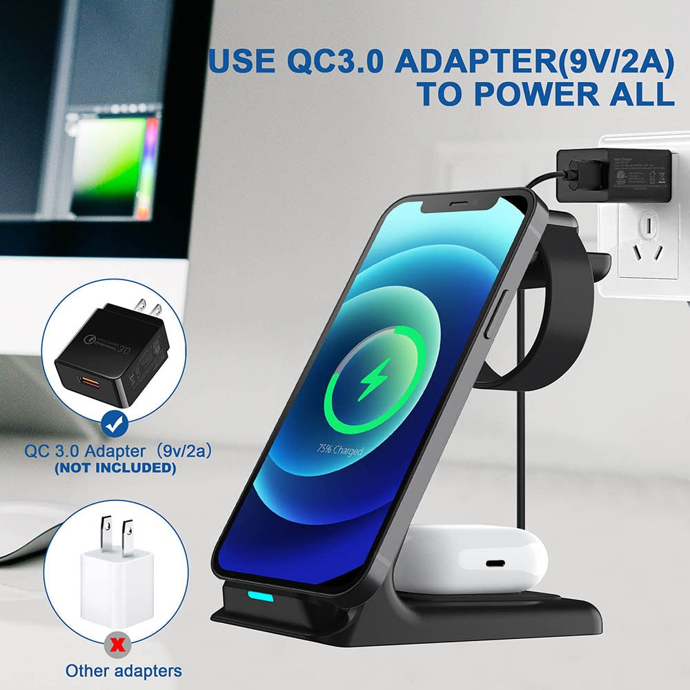 3 in 1 Wireless Charger Stand