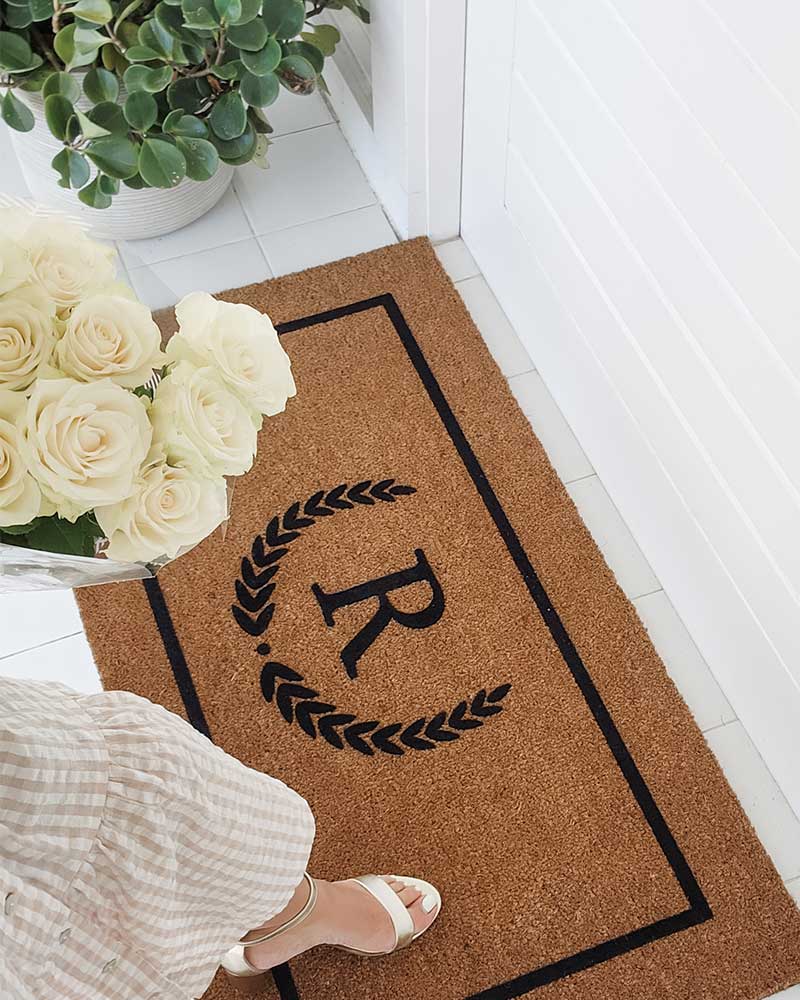 Initial Custom Doormat