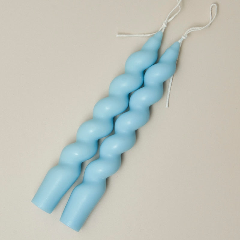 Spiral Scented Taper Candles (2pc)