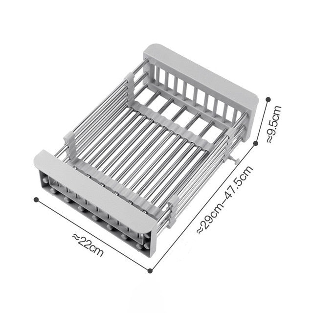 Adjustable Stainless Steel Sink Rack