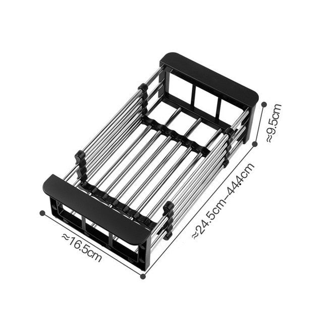 Adjustable Stainless Steel Sink Rack