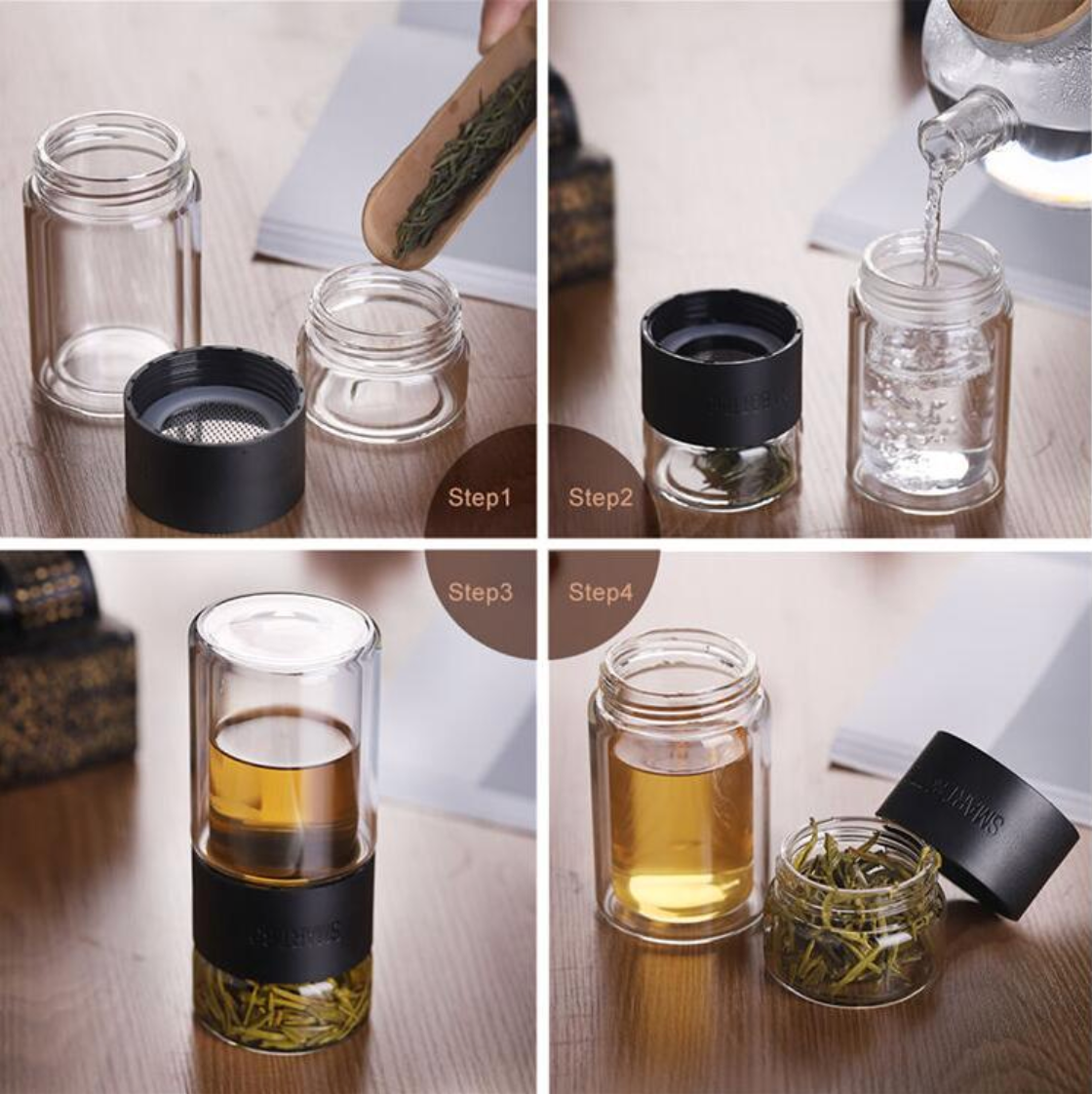 Tea Infuser Portable Flask