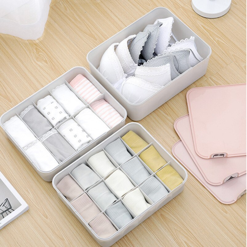 Pastel Lid Underwear Organiser