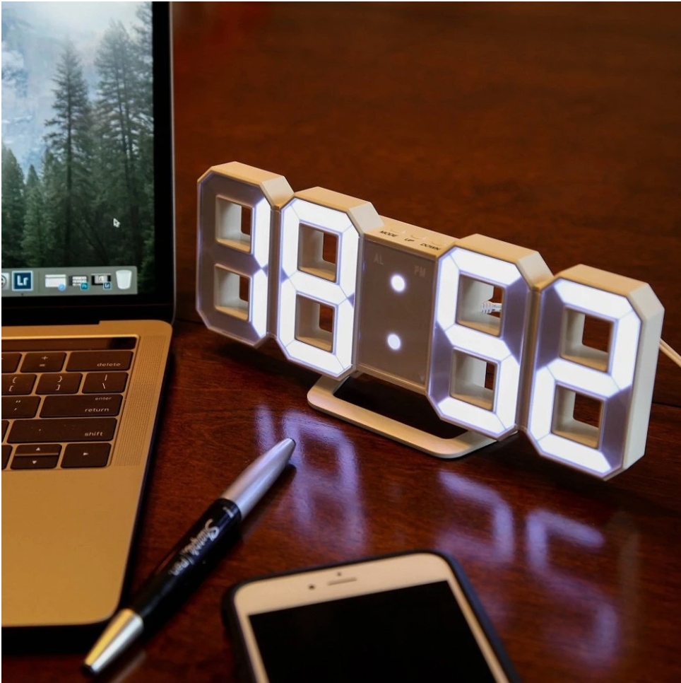 Silhouette Alarm Clock