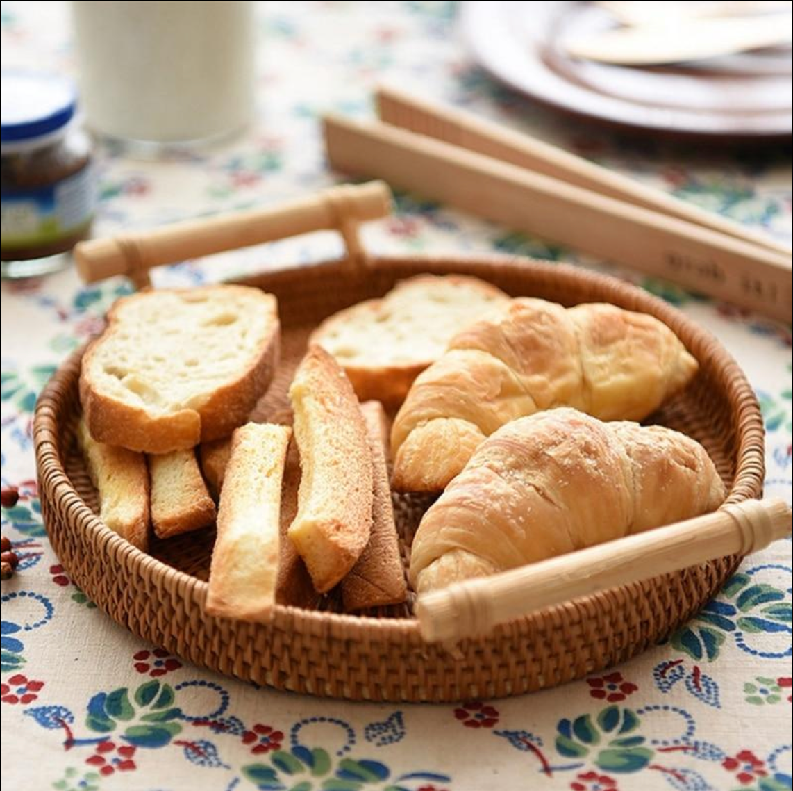 Woven Rattan Tray