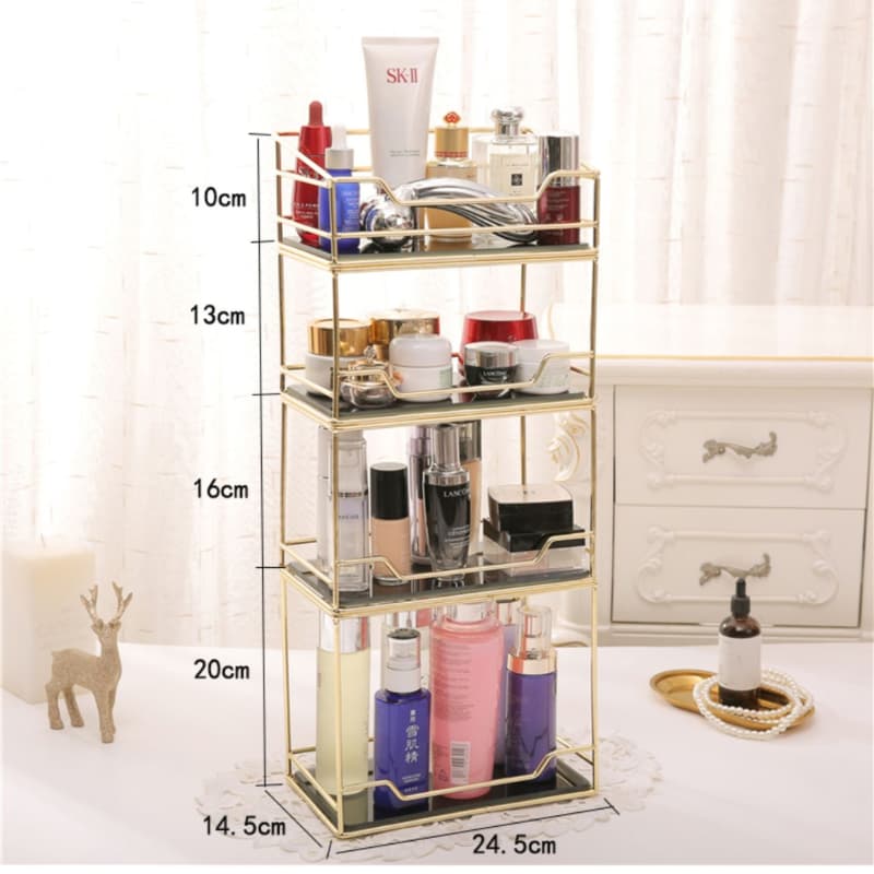 Golden Frame Beauty Organiser