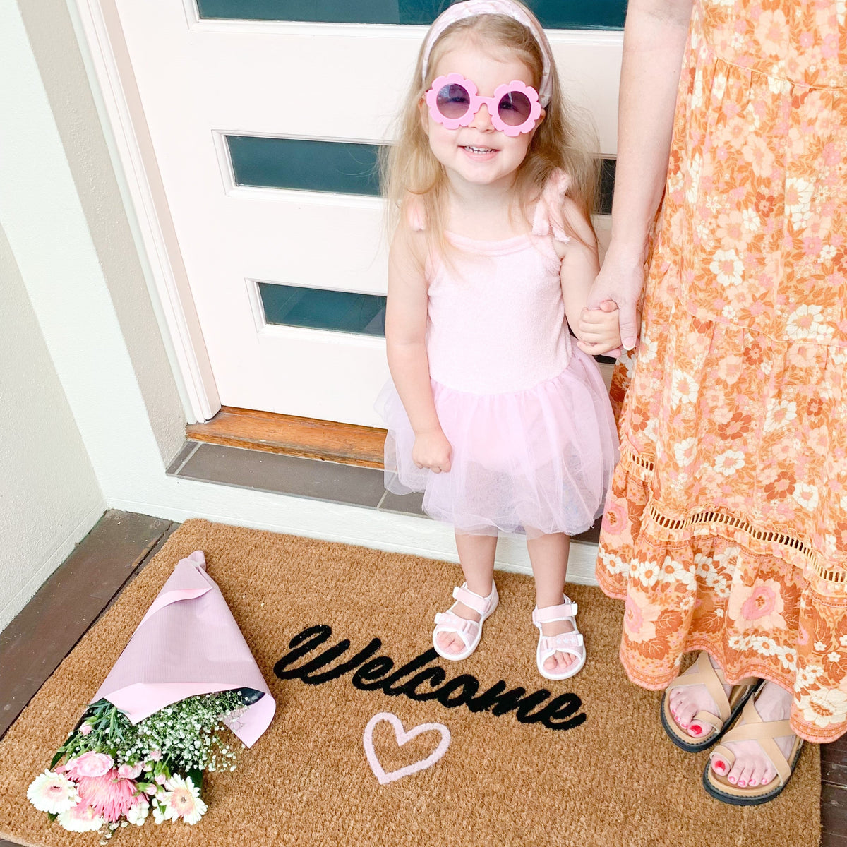 Welcome with Love Doormat Embossed