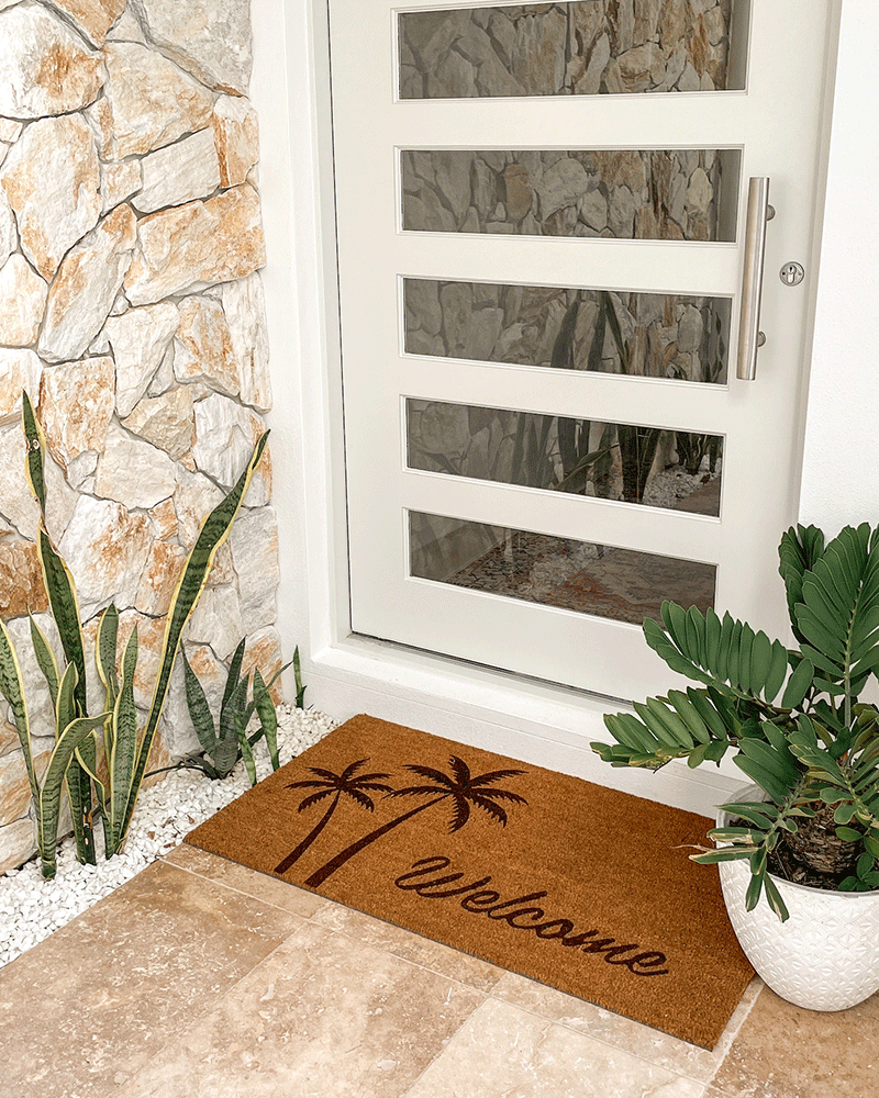 Welcome Palms Doormat