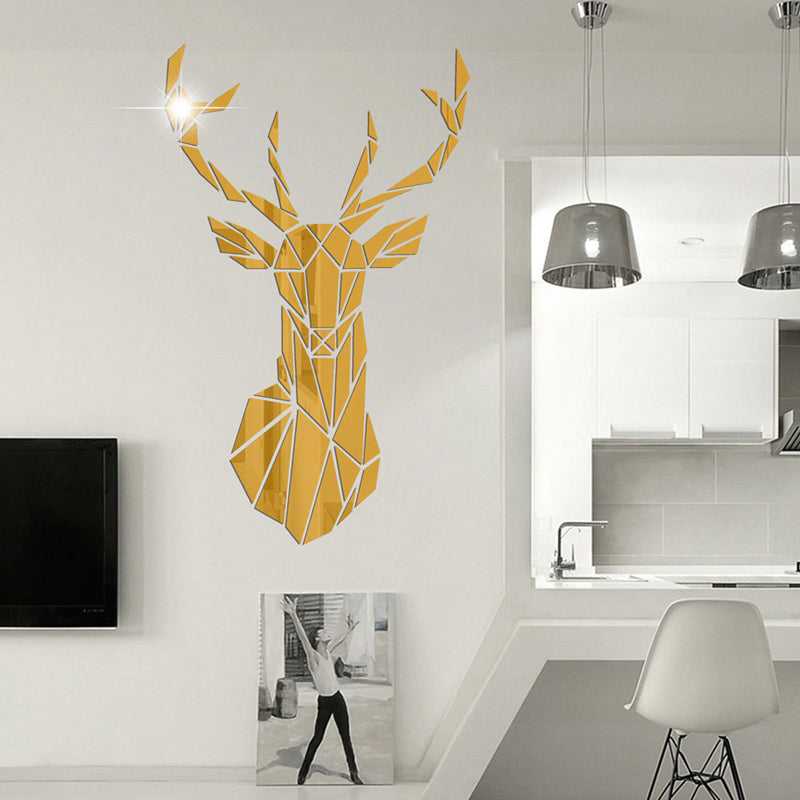 DIY Deer Mirror Decal