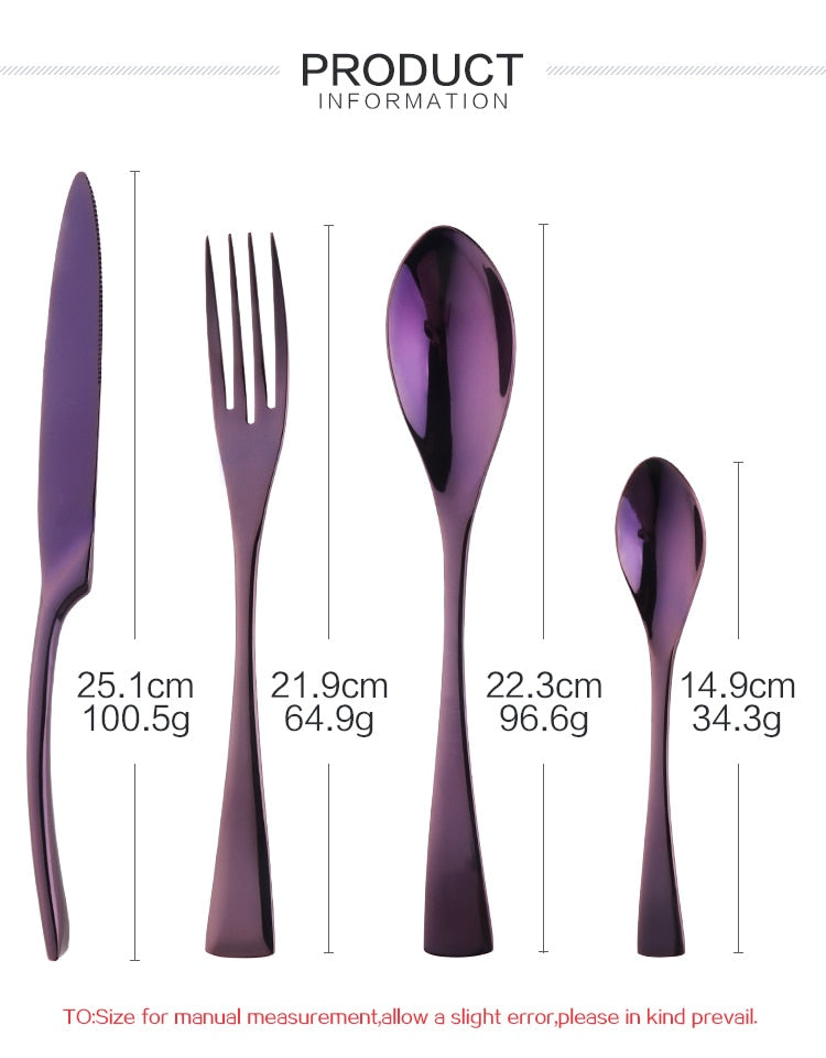 The Smooth Cutlery Set Collection (4 Piece)