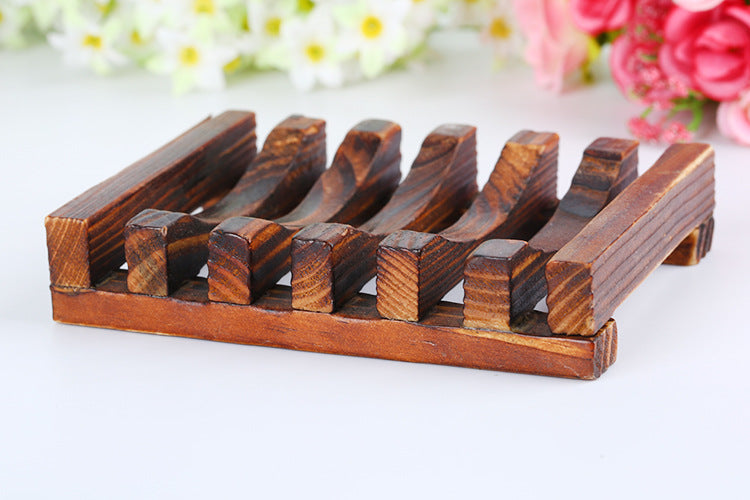 Dark Wooden Soap Holder