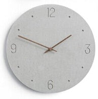 Concrete Style Wall Clocks