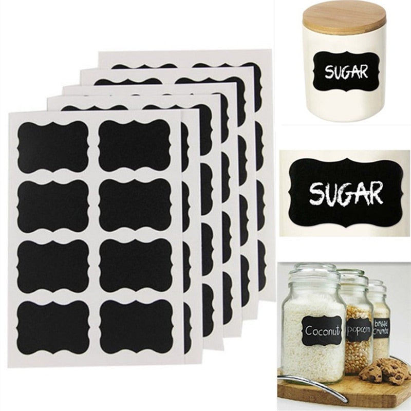 48 Piece Jar Labels