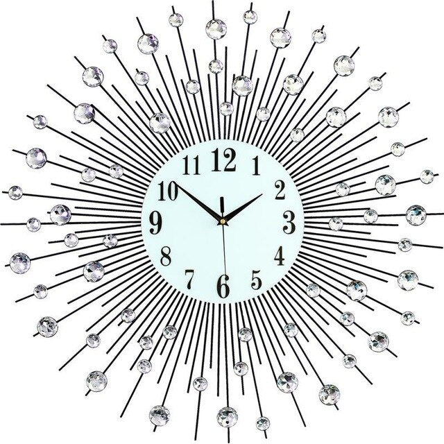 Striking Diamond Wall Clock