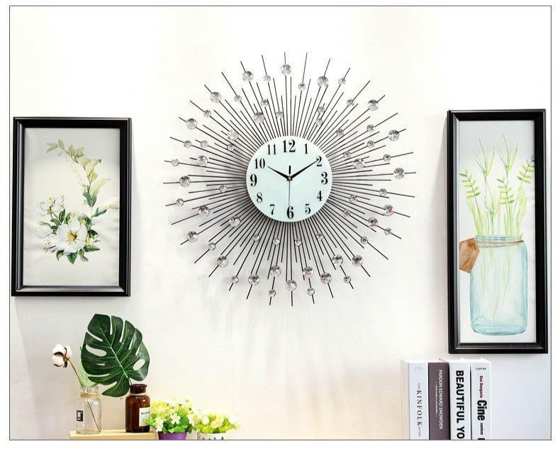 Striking Diamond Wall Clock