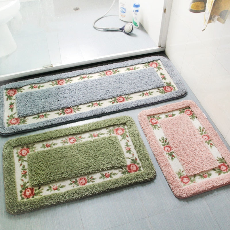 Floral Bath Mats