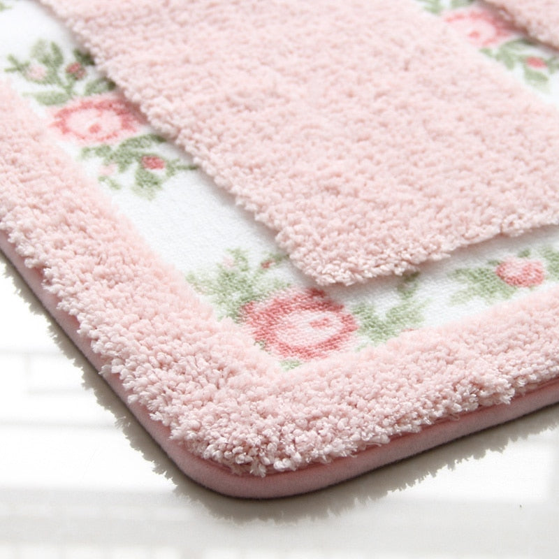 Floral Bath Mats