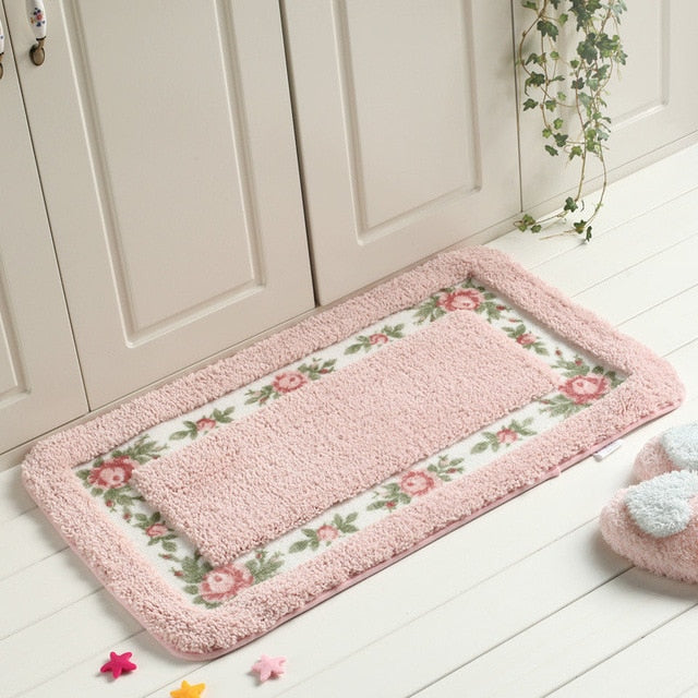 Floral Bath Mats