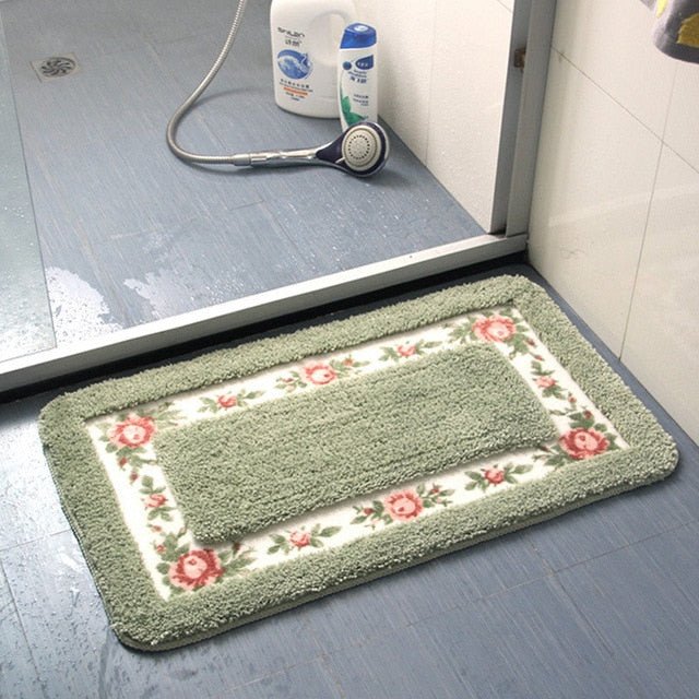 Floral Bath Mats