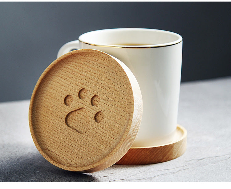 Paw Print Coaster