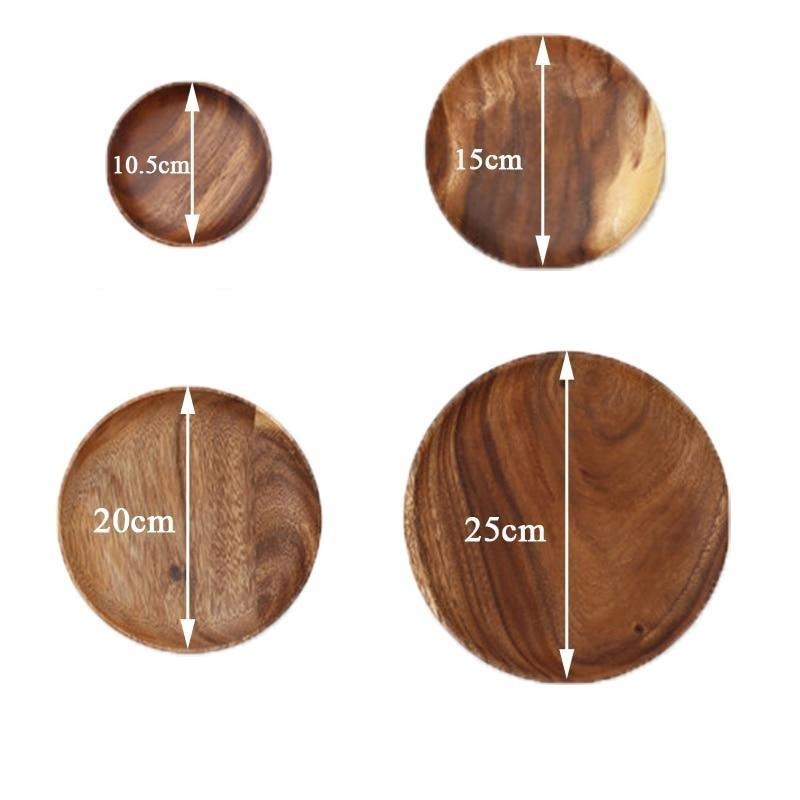 Round Wooden Serving Platters