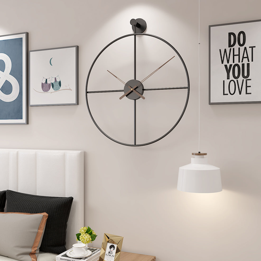 Single Loop Wall Clock