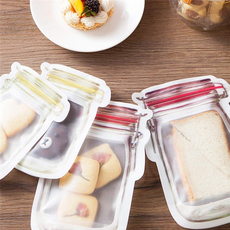 Mason Jar Zipper Bags