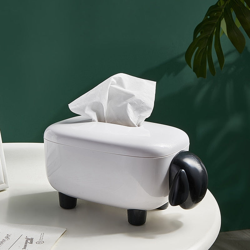 Sheep Tissue Box Holder