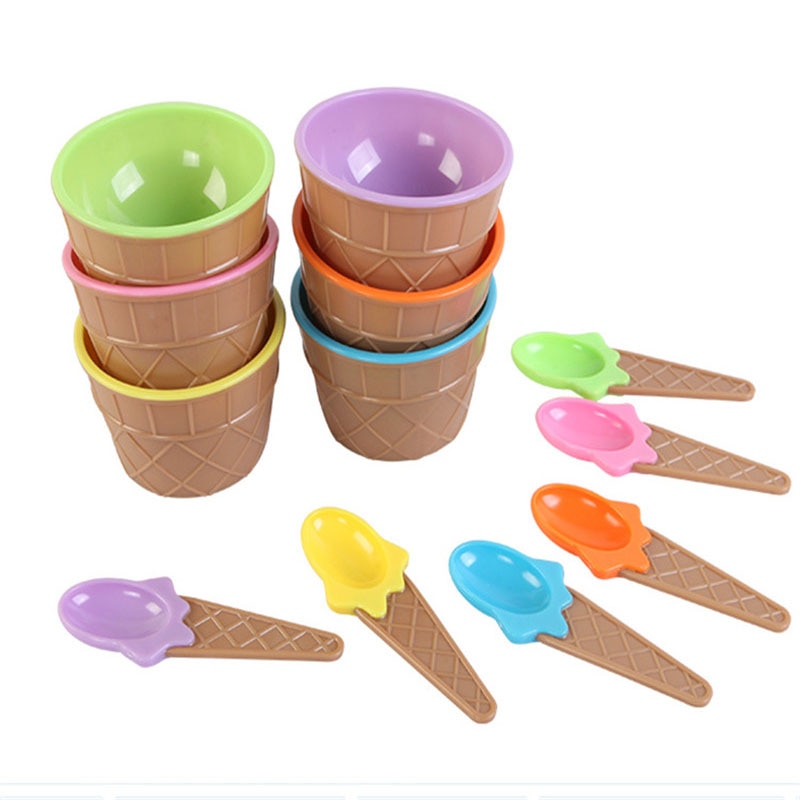 6 Piece Ice Cream Cups