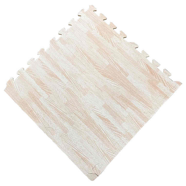 Puzzle Floor Mat - Faux Wood