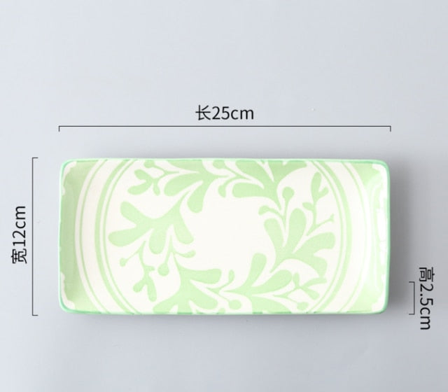 Itadakimasu Rectangle Serving Platters