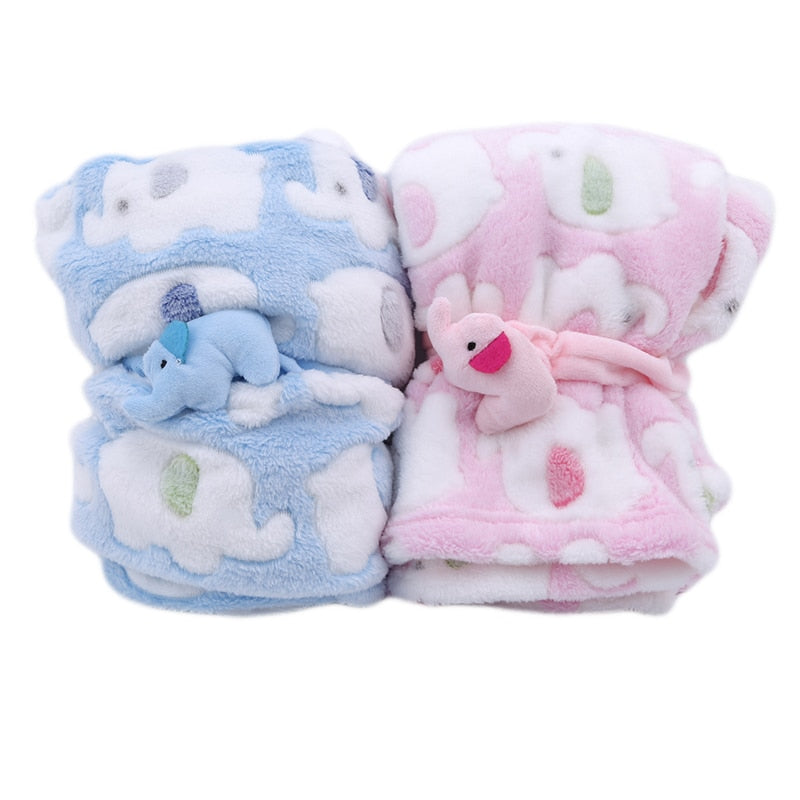 Fleece Elephant Blanket