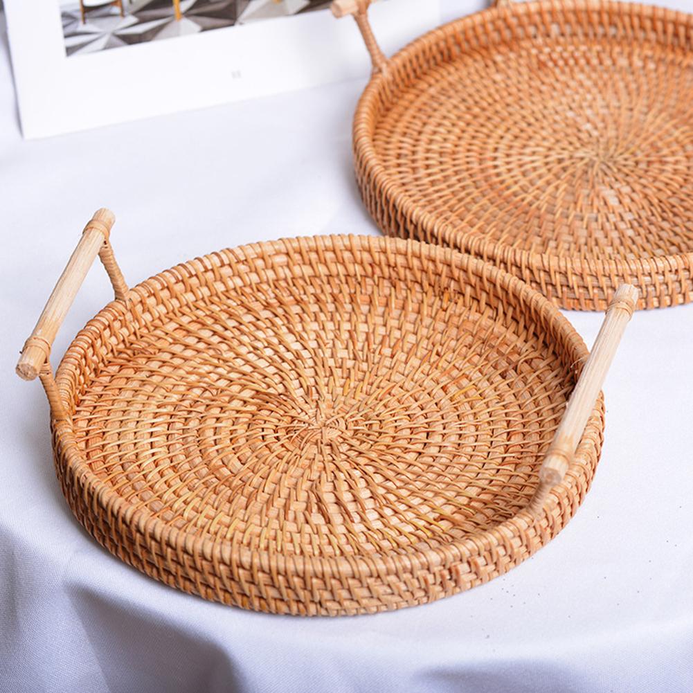 Woven Rattan Tray