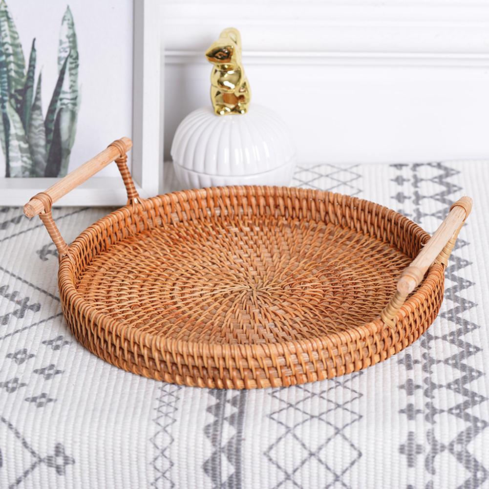 Woven Rattan Tray