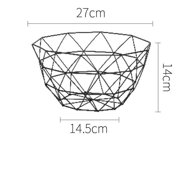 Geometric Serving Basket