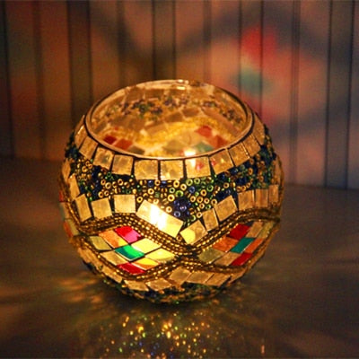 Mosaic Tea Light Holder